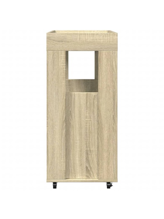 Barový vozík dub sonoma 60 x 39,5 x 89 cm kompozitní dřevo