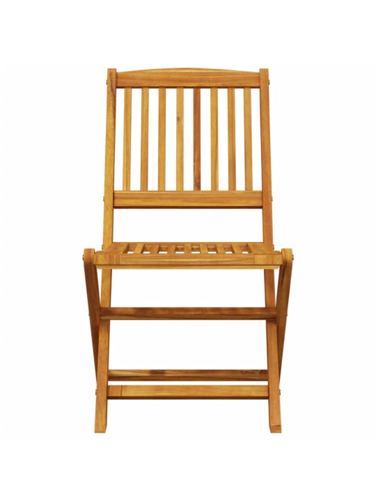 3dílný skládací bistro set masivní akáciové dřevo