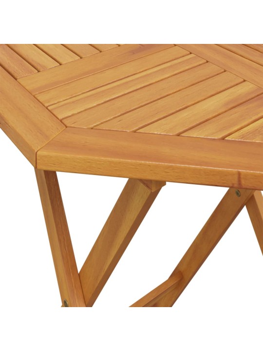3dílný skládací bistro set masivní akáciové dřevo