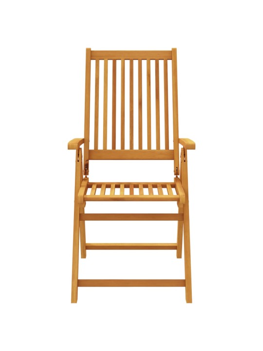 7dílný zahradní jídelní set masivní akáciové dřevo