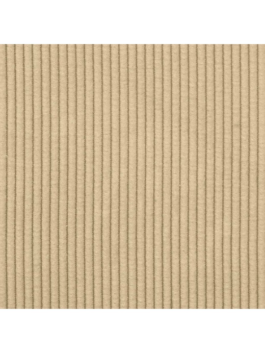 Lenoška s polštářem světle zelená šedá manšestr textil