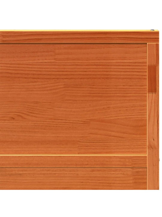 Posuvné dveře voskově hnědé 100 x 208 cm masivní borové dřevo