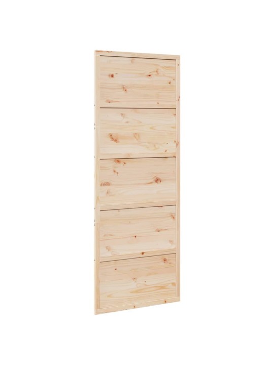 Posuvné dveře 80 x 210 cm masivní borové dřevo