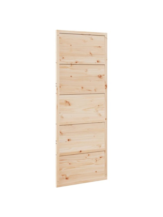 Posuvné dveře 80 x 210 cm masivní borové dřevo
