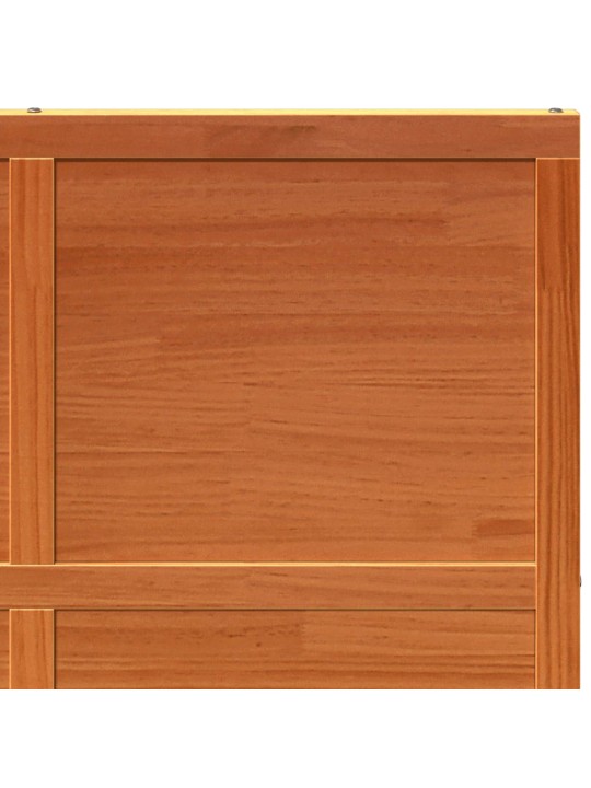 Posuvné dveře voskově hnědé 100 x 208 cm masivní borové dřevo