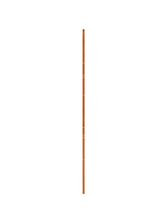 Posuvné dveře voskově hnědé 90 x 208 cm masivní borové dřevo