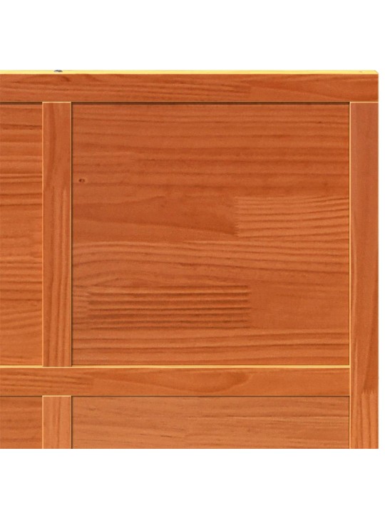 Posuvné dveře voskově hnědé 90 x 208 cm masivní borové dřevo
