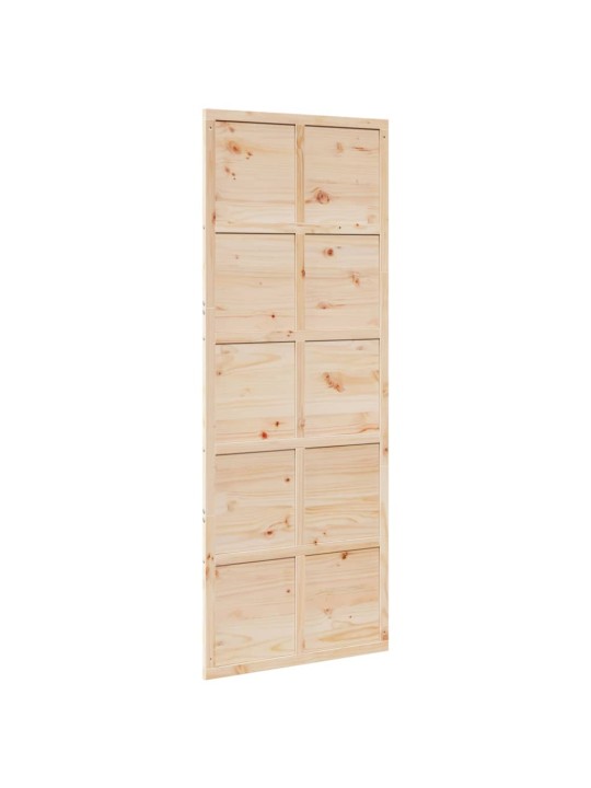 Posuvné dveře 80 x 210 cm masivní borové dřevo