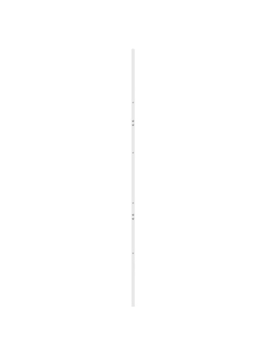 Posuvné dveře bílé 80 x 208 cm masivní borové dřevo