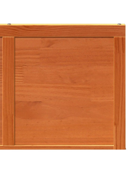 Posuvné dveře voskově hnědé 80 x 208 cm masivní borové dřevo