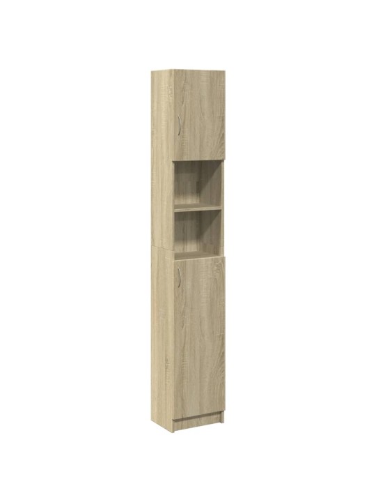 Koupelnová skříňka dub sonoma 32 x 25,5 x 190 cm dřevotříska