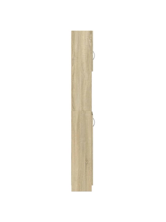 Koupelnová skříňka dub sonoma 32 x 25,5 x 190 cm dřevotříska