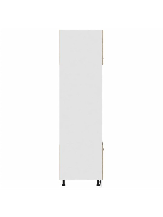 Skříňka na mikrovlnku dub sonoma 60 x 57 x 207 cm dřevotříska