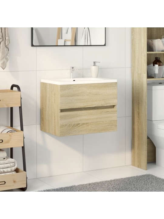 Skříňka pod umyvadlo dub sonoma 60 x 38,5 x 45 cm dřevotříska