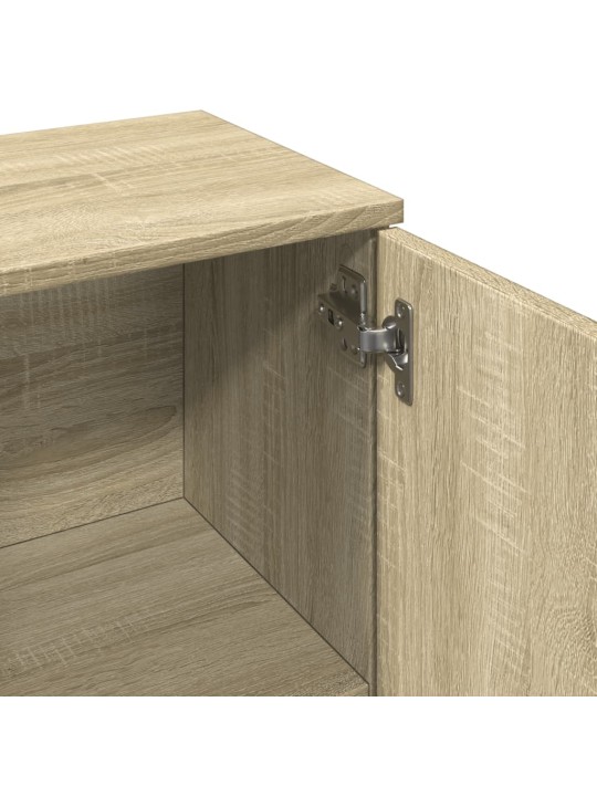 Příborník dub sonoma 90,5 x 29,5 x 65 cm kompozitní dřevo