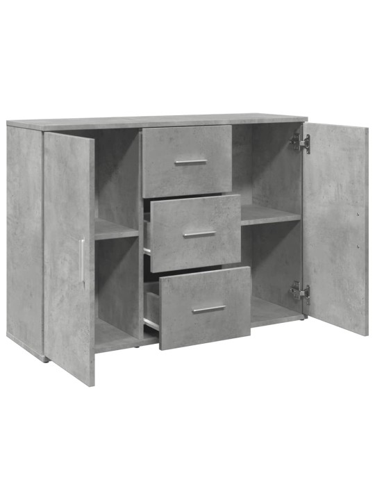 Příborník betonově šedý 90,5 x 29,5 x 65 cm kompozitní dřevo