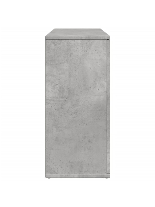 Příborník betonově šedý 90,5 x 29,5 x 65 cm kompozitní dřevo