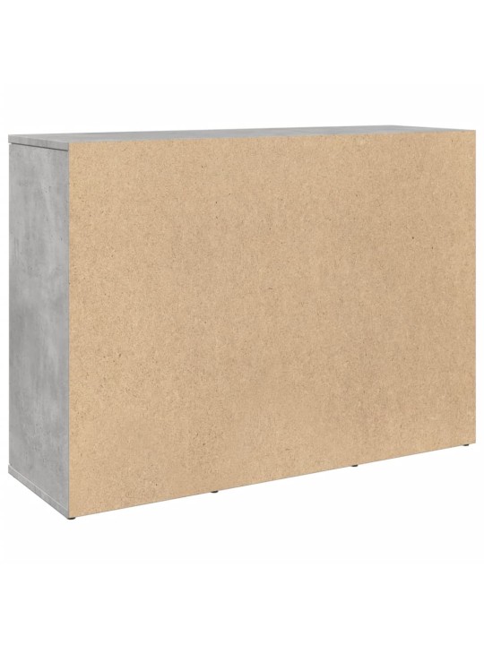 Příborník betonově šedý 90,5 x 29,5 x 65 cm kompozitní dřevo