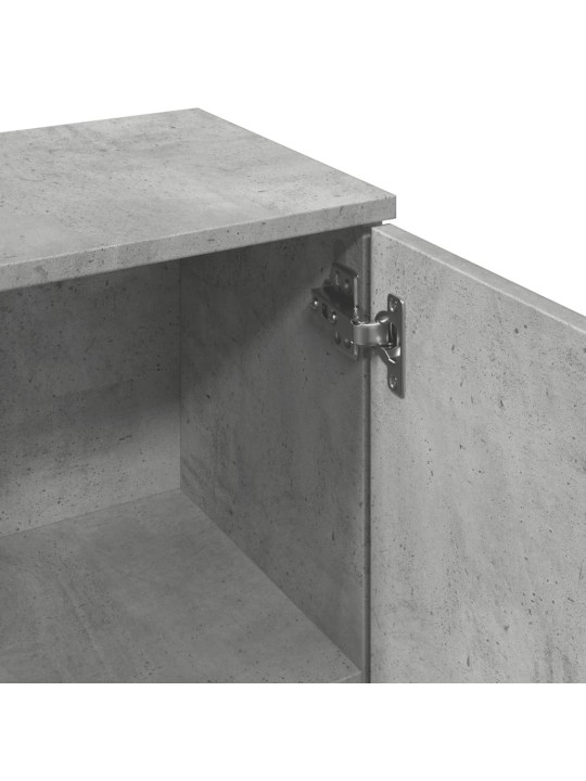 Příborník betonově šedý 90,5 x 29,5 x 65 cm kompozitní dřevo