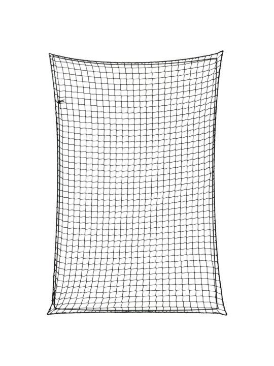 Síť na přívěsný vozík s elastickým lanem černá 2,2 x 1,5 m PP