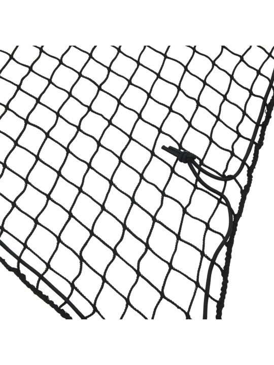 Síť na přívěsný vozík s elastickým lanem černá 8 x 3,5 m pp