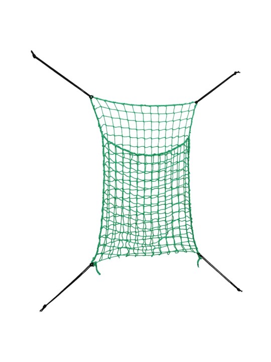 Sítě na seno 2 ks obdélníkové zelené 200 x 120 cm pp