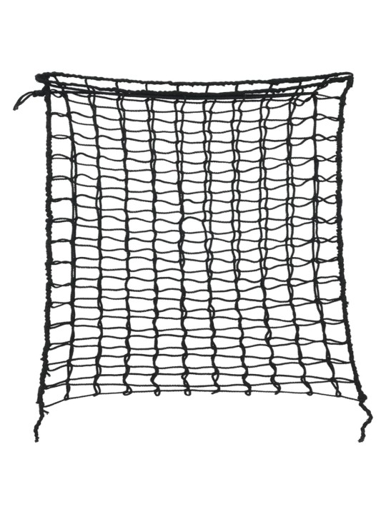 Sítě na seno 2 ks čtvercové černé 100 x 100 cm PP