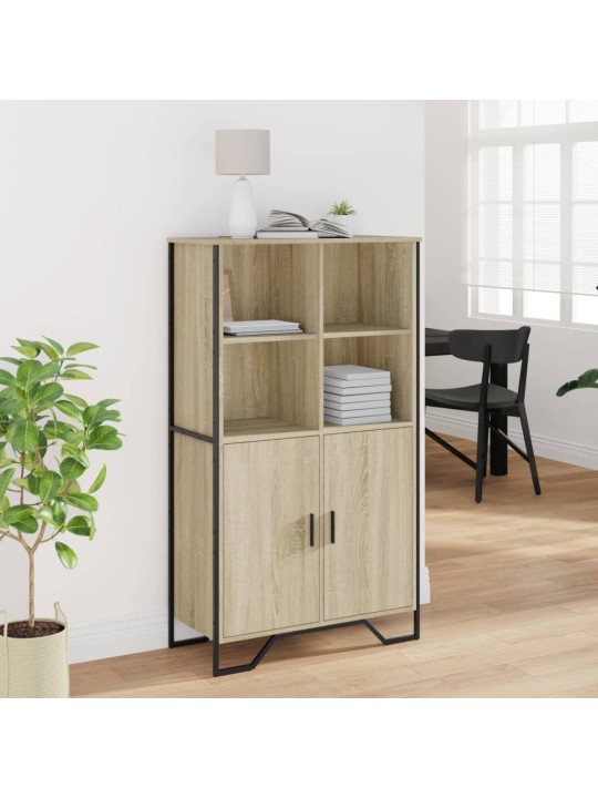 Highboard dub sonoma 79,5 x 35,5 x 137,5 cm kompozitní dřevo