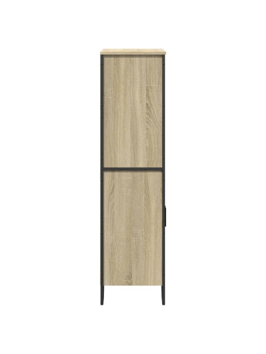Highboard dub sonoma 79,5 x 35,5 x 137,5 cm kompozitní dřevo
