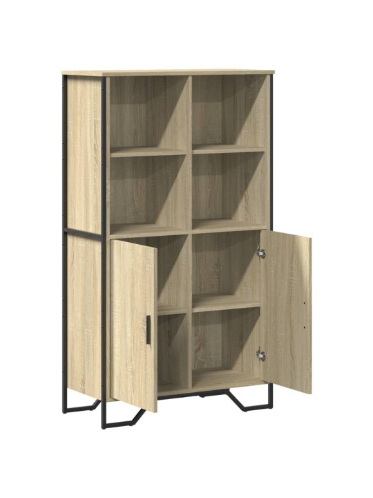 Highboard dub sonoma 79,5 x 35,5 x 137,5 cm kompozitní dřevo