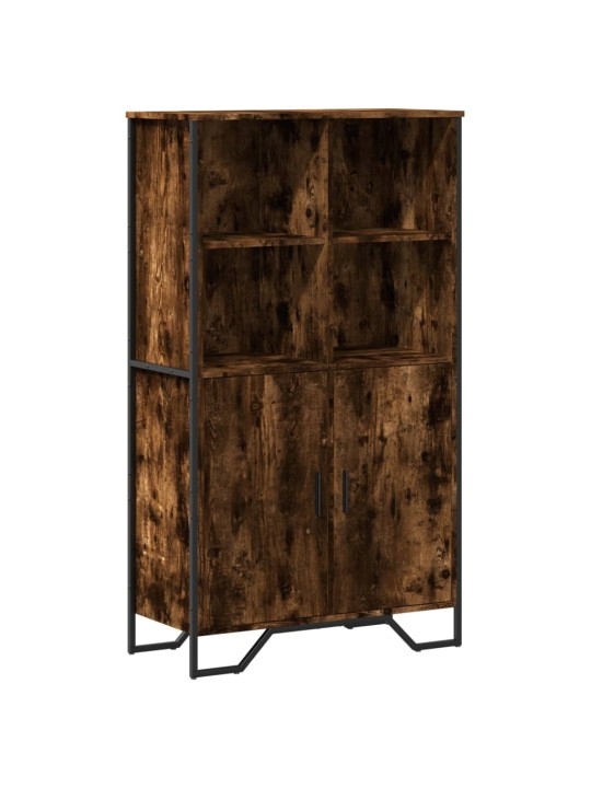 Highboard kouřový dub 79,5 x 35,5 x 137,5 cm kompozitní dřevo