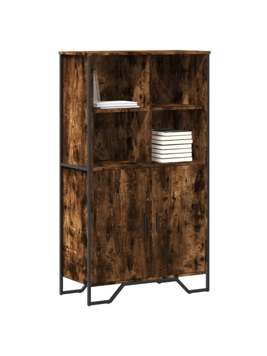 Highboard kouřový dub 79,5 x 35,5 x 137,5 cm kompozitní dřevo