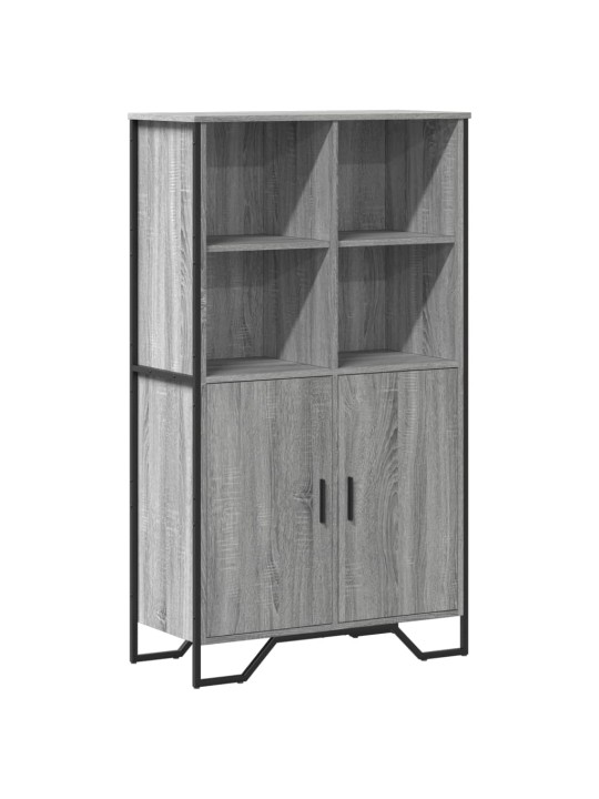 Highboard šedý sonoma 79,5 x 35,5 x 137,5 cm kompozitní dřevo