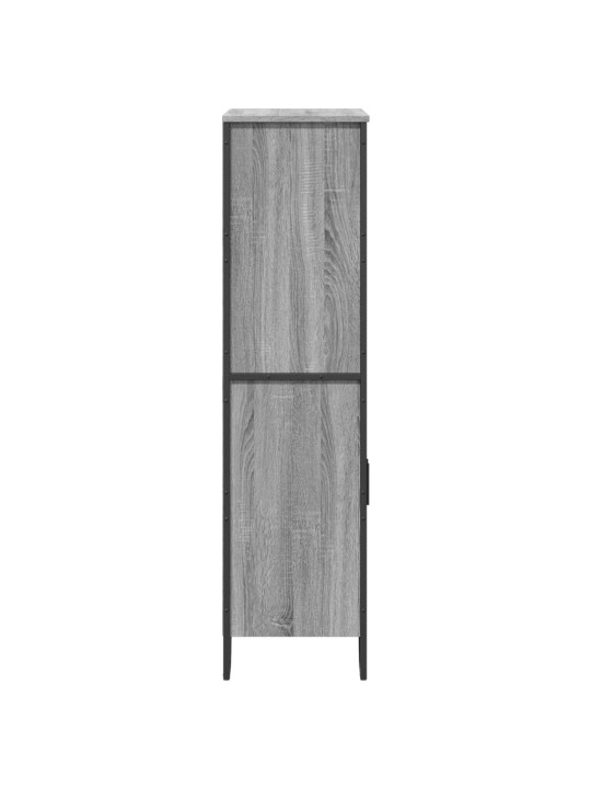 Highboard šedý sonoma 79,5 x 35,5 x 137,5 cm kompozitní dřevo