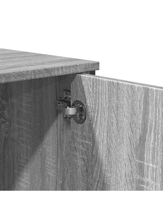 Highboard šedý sonoma 79,5 x 35,5 x 137,5 cm kompozitní dřevo