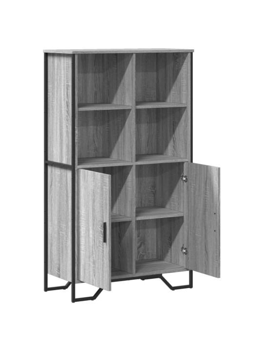 Highboard šedý sonoma 79,5 x 35,5 x 137,5 cm kompozitní dřevo