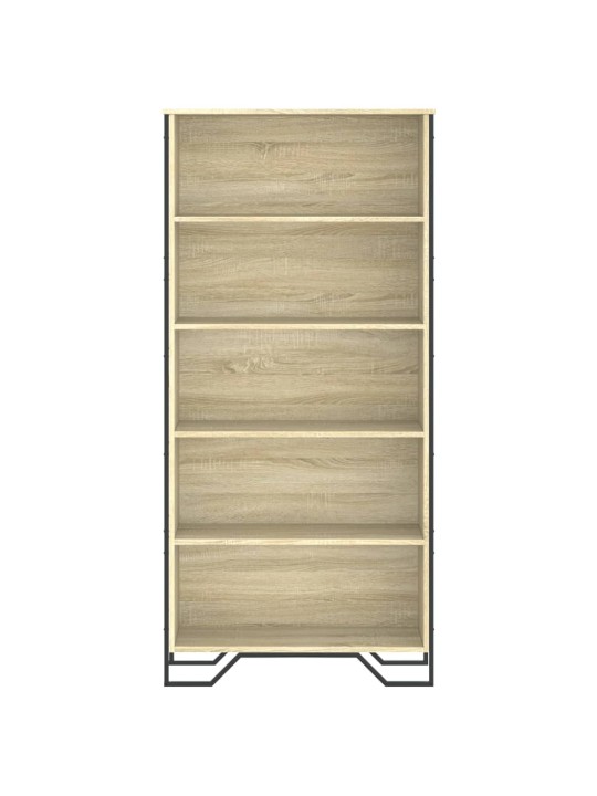 Knihovna dub sonoma 80 x 31 x 169 cm kompozitní dřevo