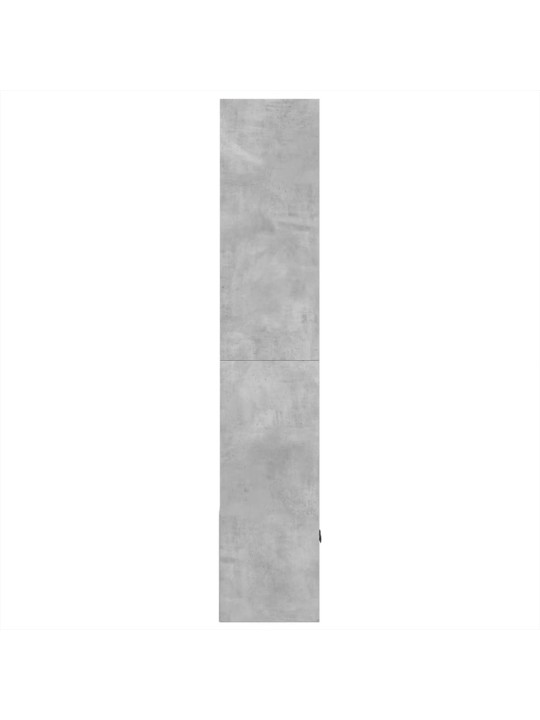 Knihovna betonově šedá 70 x 36 x 189 cm kompozitní dřevo
