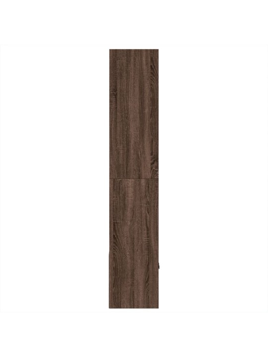 Knihovna hnědý dub 70 x 36 x 189 cm kompozitní dřevo