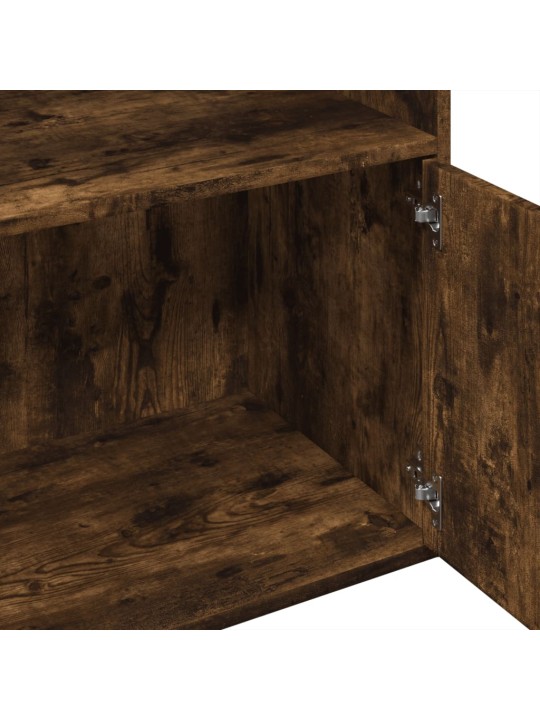 Knihovna kouřový dub 100 x 36 x 189 cm kompozitní dřevo