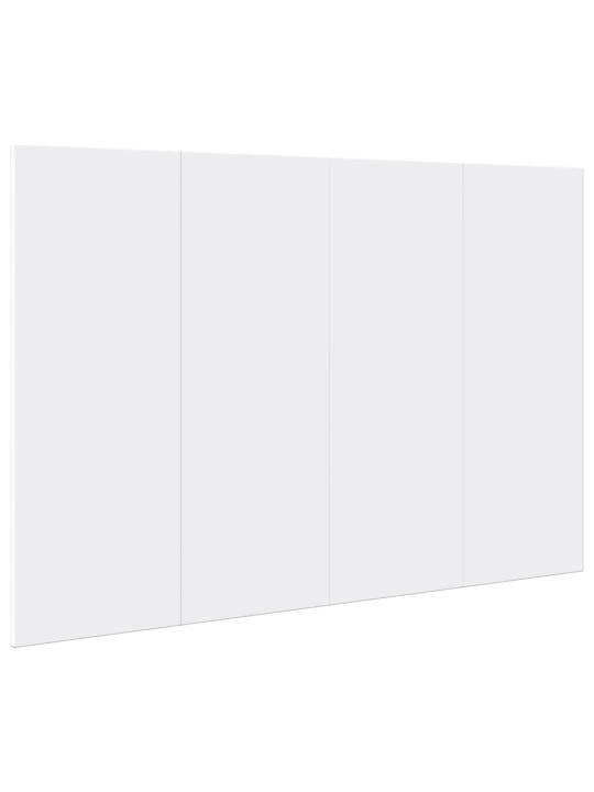 Čelo postele se skříňkami bílé 120 cm kompozitní dřevo