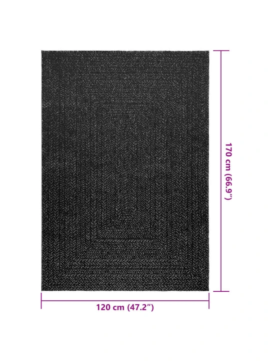 Koberec zizur 120x170 cm jutový vzhled interiér i exteriér