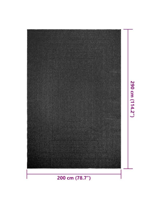 Koberec zizur 200x290 cm jutový vzhled interiér i exteriér