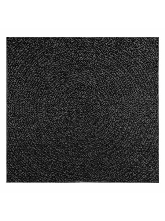 Koberec zizur 120x120 cm jutový vzhled interiér i exteriér