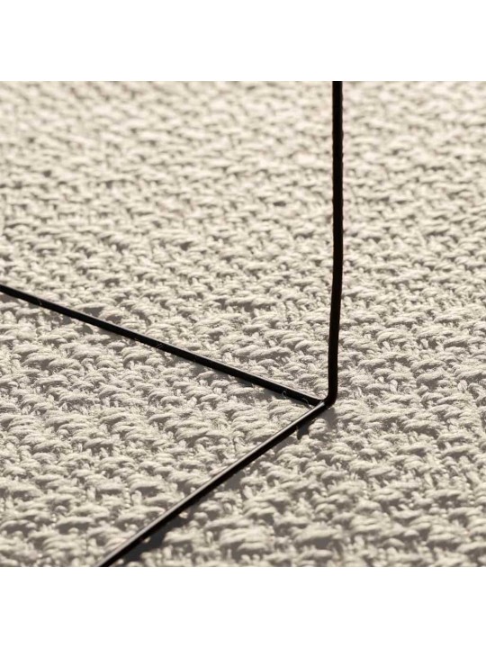 Koberec zizur krémová 80x150cm jutový vzhled interiér exteriér