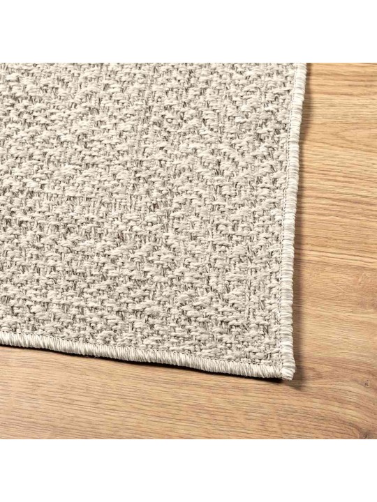 Koberec zizur krémová 80x150cm jutový vzhled interiér exteriér