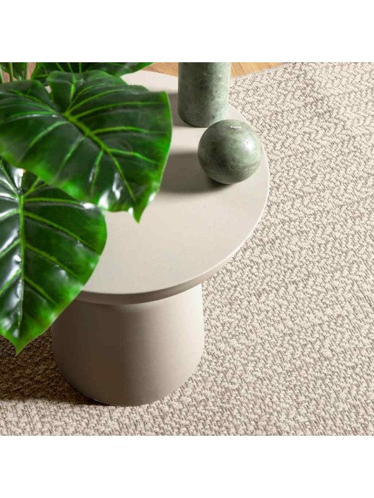 Koberec zizur krémová 200x290cm jutový vzhled interiér exteriér