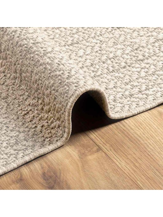 Koberec zizur krémová 200x290cm jutový vzhled interiér exteriér