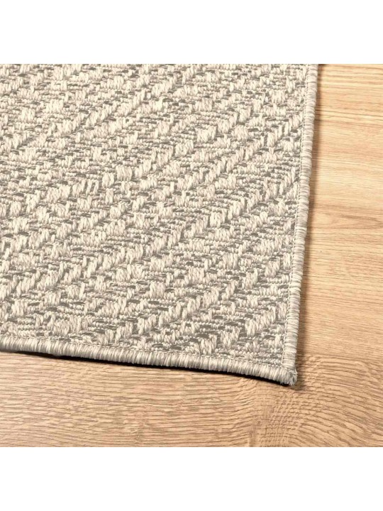 Koberec zizur krémová 120x170cm jutový vzhled interiér exteriér