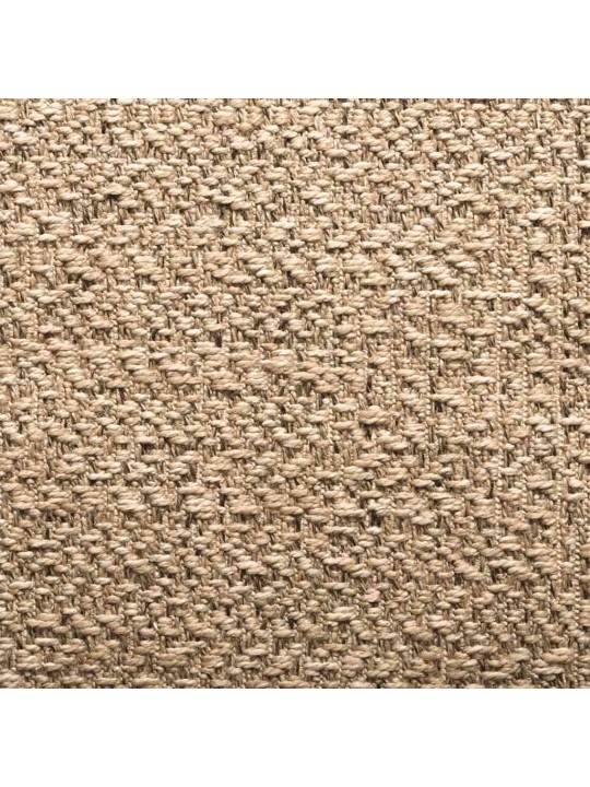 Koberec zizur béžový 120x170 cm jutový vzhled interiér exteriér